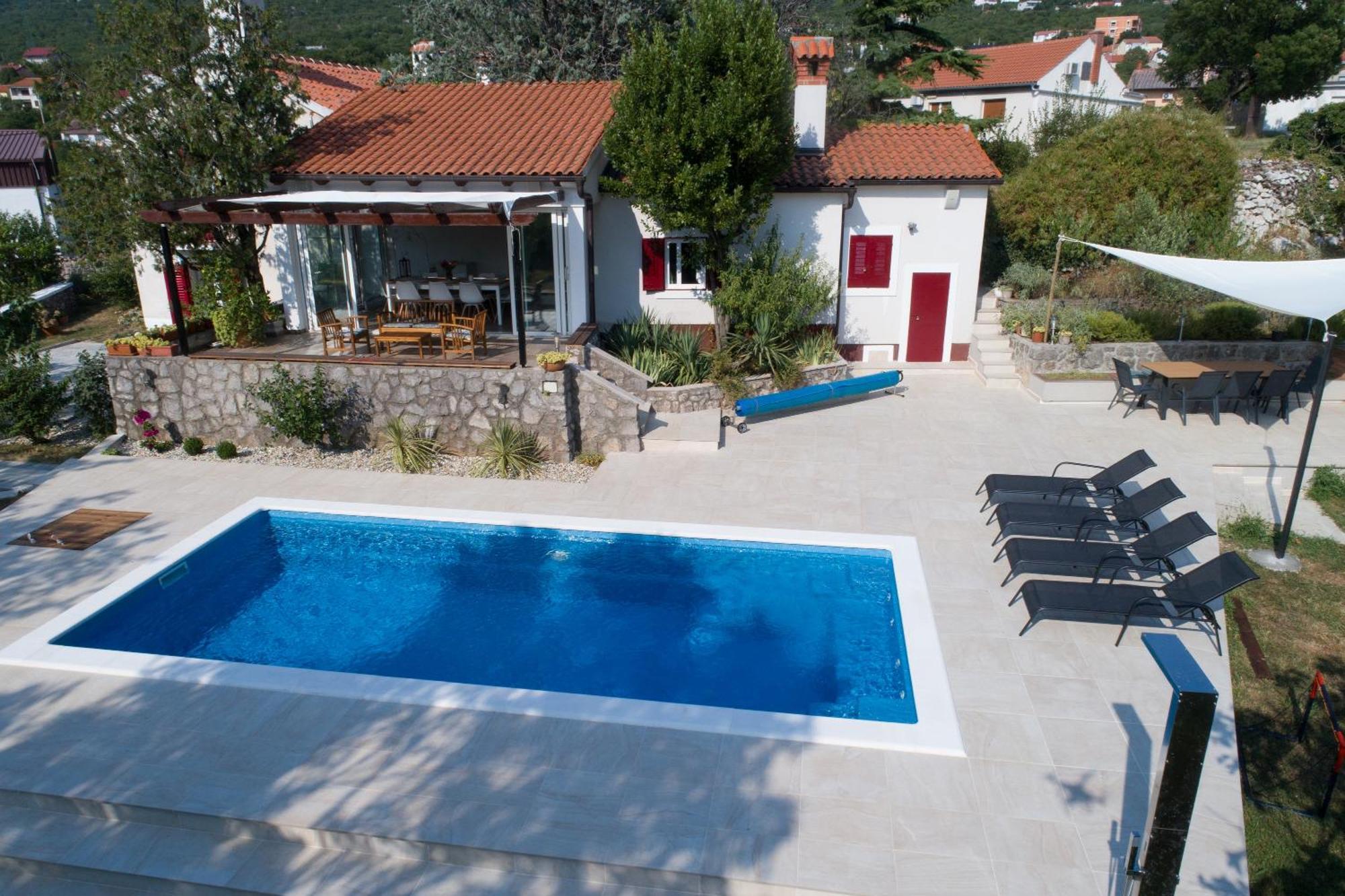 Garden Villa Hreljin Exterior foto